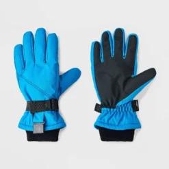 Boys' Onyx Ski Solid Gloves - All In Motion™ Black -All In Motion GUEST 74cc7e75 7889 4b78 8aa2 28a240601da7