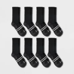 Men's Training 8pk Crew Socks - All In Motion™ 6-12 -All In Motion GUEST 7733ee6d 9f88 4b4d 8665 0bc1bc94ad0a