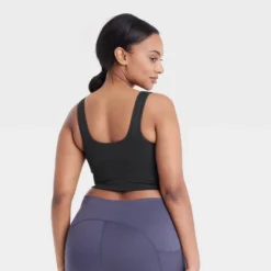 Women's Medium Support Seamless U-Back Longline Sports Bra - All In Motion™ -All In Motion GUEST 78323b3a fa42 4d40 9a0a e0268e2a782f