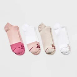 Women's 4pk Colorblock No Show Athletic Socks - All In Motion™ 4-10 -All In Motion GUEST 786cfd42 8e15 4a75 9ff6 4243929d7e8a