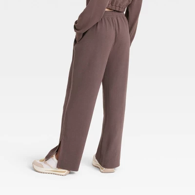 Women's Waffle Wide Leg Pants - All In Motion™ 3 Women's Waffle Wide Leg Pants - All In Motion™