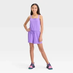Girls' Woven Romper - All In Motion™ 7 Girls' Woven Romper - All In Motion™ -All In Motion GUEST 79e7406e 6152 49c7 80b7 ac920af2eece