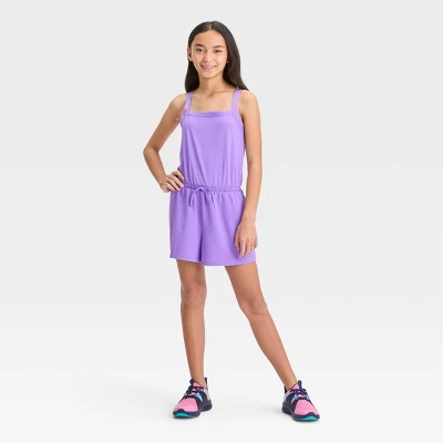 Girls' Woven Romper - All In Motion™ 5 Girls' Woven Romper - All In Motion™ - Image 3