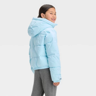 Girls' Puffer Jacket - All In Motion™ 3 Girls' Puffer Jacket - All In Motion™