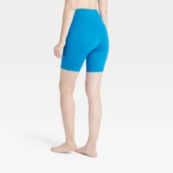 Women's Brushed Sculpt Curvy Pocket Bike Shorts 8" - All In Motion™