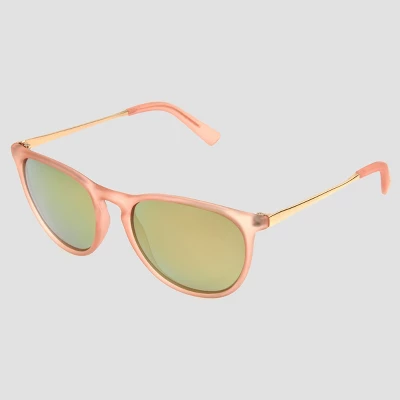Women's Round Sunglasses With Mirrored Polarized Lenses - All In Motion™ Pink 3 Women's Round Sunglasses With Mirrored Polarized Lenses - All In Motion™ Pink