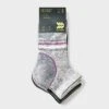 Women's 3pk Midweight Cushioned Wool Blend Striped Ankle Boot Socks - All In Motion™ Black/Gray 4-10 -All In Motion GUEST 886c913b 31cf 42fb 8813 4efe3343aaed