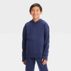 Boys' Fleece Hooded Sweatshirt - All In Motion™ -All In Motion GUEST 8fa57861 5f5a 4c31 8a59 b2c92cfbed06