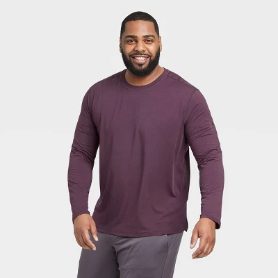 Men's Long Sleeve Performance T-Shirt - All In Motion™ 4 Men's Long Sleeve Performance T-Shirt - All In Motion™ - Image 2