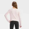 Girls' Long Sleeve Soft Rib T-Shirt - All In Motion™ -All In Motion GUEST 907c7007 7ec4 4bd5 8034 8b83efe76ef8