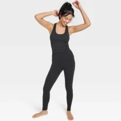 Women's Seamless Racerback Ribbed Tank Top - All In Motion™ -All In Motion GUEST 90b6e208 90a9 4ffb 9733 c871b92779bd