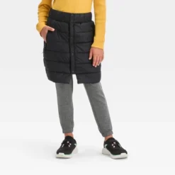 Girls' Solid 3-in-1 Jacket - All In Motion™ Black -All In Motion GUEST 913fb3b8 b8fc 4f58 bf62 ef745a7b2a0e