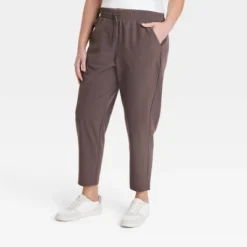 Women's Stretch Woven Taper Pants - All In Motion™ -All In Motion GUEST 960eab6e e6cf 48ed a473 4f1216e0c00a