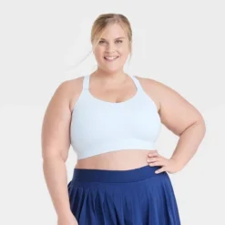 Women's High Support Embossed Racerback Run Sports Bra - All In Motion™ -All In Motion GUEST 982c81d1 4ce9 4411 b4d4 e16e30b33a8b