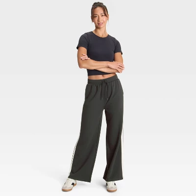 Women's Wide Leg Track Pants - All In Motion™ 4 Women's Wide Leg Track Pants - All In Motion™ - Image 2