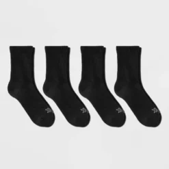 Women's Cushioned Active 4pk Athletic Mid Crew Socks - All In Motion™ 4-10 -All In Motion GUEST 9bd8111e 08ca 47f4 a958 b7ea4f41fbb3