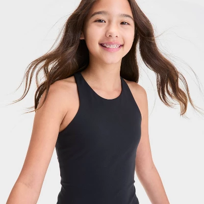 Girls' Strappy Crop Tank Top - All In Motion™ 4 Girls' Strappy Crop Tank Top - All In Motion™ - Image 2