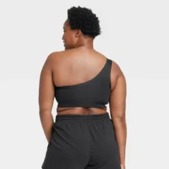 Women's Light Support Brushed Sculpt Asymmetrical Sports Bra - All In Motion™ -All In Motion GUEST a4e9d2f6 098f 4ce2 bc64 871d3f35f1d1