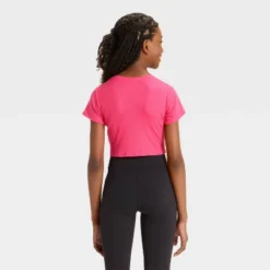 Girls' Ribbed T-Shirt - All In Motion™