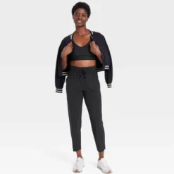 Women's Active Light High-Rise Taper Pants - All In Motion™ -All In Motion GUEST b2a301e5 e572 4c80 ad13 5213901aea65