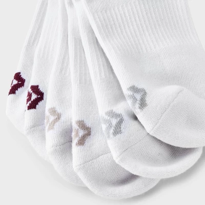 Women's Cushioned Varsity 4pk Short Crew Socks - All In Motion™ 4 Women's Cushioned Varsity 4pk Short Crew Socks - All In Motion™ - Image 2