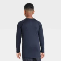 Boys' Long Sleeve Fitted Performance Crewneck T-Shirt - All In Motion™