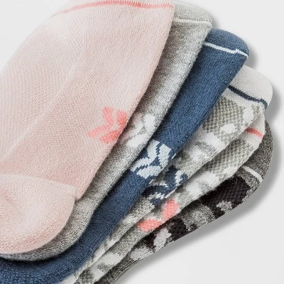 Women's Cushioned Camo Print 6pk No Show Athletic Socks - All In Motion™ Assorted Colors 4-10 4 Women's Cushioned Camo Print 6pk No Show Athletic Socks - All In Motion™ Assorted Colors 4-10 - Image 2