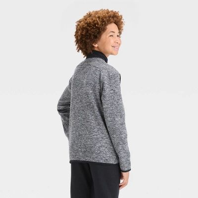 Boys' Fleece ¼ Zip Sweater - All In Motion™ 3 Boys' Fleece ¼ Zip Sweater - All In Motion™