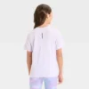 Girls' Short Sleeve T-Shirt - All In Motion™ Lilac Purple