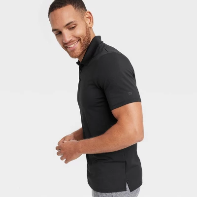 Men's Textured Polo Shirt - All In Motion™ 5 Men's Textured Polo Shirt - All In Motion™ - Image 3