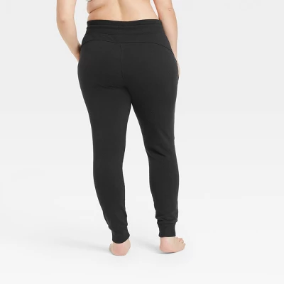 Women's Mid-Rise French Terry Joggers - All In Motion™ 5 Women's Mid-Rise French Terry Joggers - All In Motion™ - Image 3