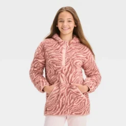Girls' Fleece 1/2 Zip Pullover - All In Motion™ 12 Girls' Fleece 1/2 Zip Pullover - All In Motion™ -All In Motion GUEST d08feb6d f2f9 4df1 9260 ee99dec93a9b