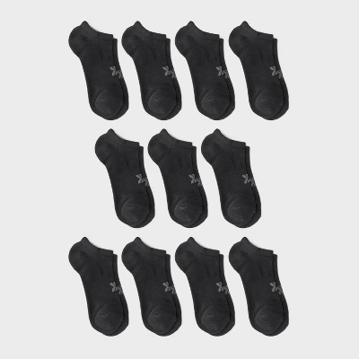 Women's 10+1 Bonus Pack Everyday Solid No Show Socks - All In Motion™ Black 4-10 5 Women's 10+1 Bonus Pack Everyday Solid No Show Socks - All In Motion™ Black 4-10 - Image 3