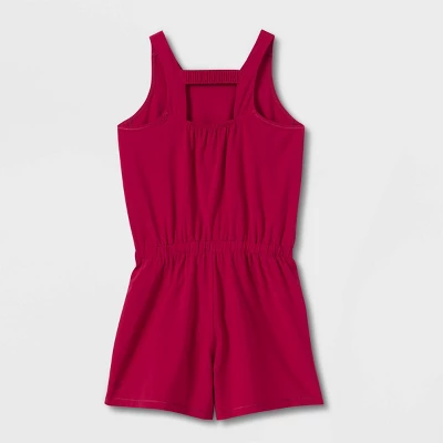 Girls' Woven Romper - All In Motion™ 3 Girls' Woven Romper - All In Motion™