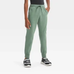 Boys' Premium Fleece Ponte Pants - All In Motion™ -All In Motion GUEST d97a7773 6088 4f4a 813e d3920ea1d3ad
