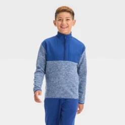 Boys' Fleece ¼ Zip Sweater - All In Motion™ 12 Boys' Fleece ¼ Zip Sweater - All In Motion™ -All In Motion GUEST d989ac95 74e2 45cb 820c 0b98555b096e