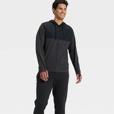 Men's Soft Stretch Full Zip Top - All In Motion™ 4 Men's Soft Stretch Full Zip Top - All In Motion™ - Image 2