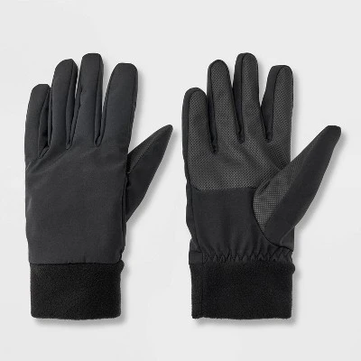 Men's Softshell Gloves - All In Motion™ Black 5 Men's Softshell Gloves - All In Motion™ Black - Image 3