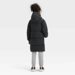 Girls' Solid Puffer Jacket - All In Motion™