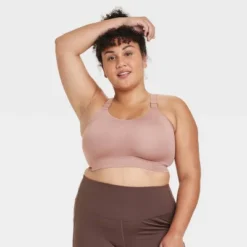 Women's High Support Embossed Racerback Run Sports Bra - All In Motion™ -All In Motion GUEST df819c9e 013e 45d7 bddd 11e648786569