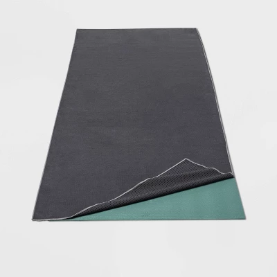 Yoga Mat Towel Blue - All In Motion™ 3 Yoga Mat Towel Blue - All In Motion™