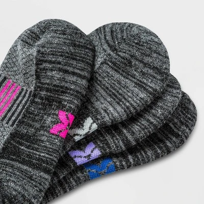 Women's Finish Line Striped Cushioned 6pk No Show Athletic Socks - All In Motion™ 4-10 4 Women's Finish Line Striped Cushioned 6pk No Show Athletic Socks - All In Motion™ 4-10 - Image 2