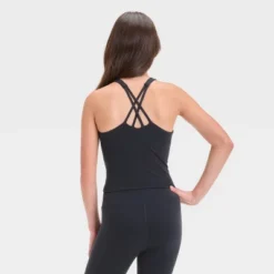 Girls' Strappy Crop Tank Top - All In Motion™