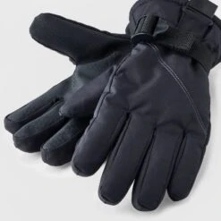 Boys' Onyx Ski Solid Gloves - All In Motion™ Black