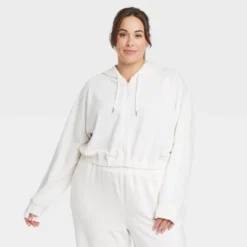 Women's Waffle Full Zip Hoodie - All In Motion™ -All In Motion GUEST e6b9801d 5c47 44db 8550 7897d896bc2e