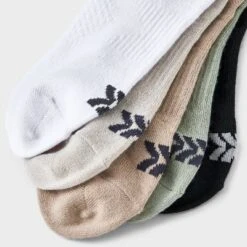 Men's Striped Lightweight Dart No Show Socks 6pk - All In Motion™ 6-12 -All In Motion GUEST e76b54a7 266b 4fde b851 fe2d55262e3c