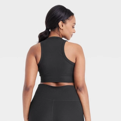 Women's Light Support Rib Racerback Longline Sports Bra - All In Motion™ 5 Women's Light Support Rib Racerback Longline Sports Bra - All In Motion™ - Image 3