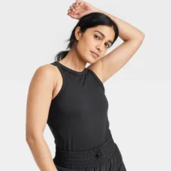 Women's High Neck Racerback Tank Top - All In Motion™ -All In Motion GUEST f3e08ed8 ca4a 4f49 adba face0446bfb9