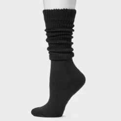 Women's Cushioned Scrunch 2pk Athletic Crew Socks - All In Motion™ 4-10