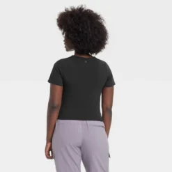 Women's Everyday Soft Cropped Short Sleeve T-Shirt - All In Motion™ -All In Motion GUEST f528e42d 1313 4473 8e72 d2aabe66e09e